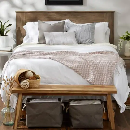 DII&reg; Dusty Lilac & White Waffle Knit Throw {7}