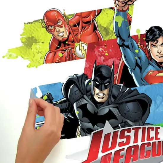 RoomMates Justice League Peel & Stick Giant Wall Decals {4}