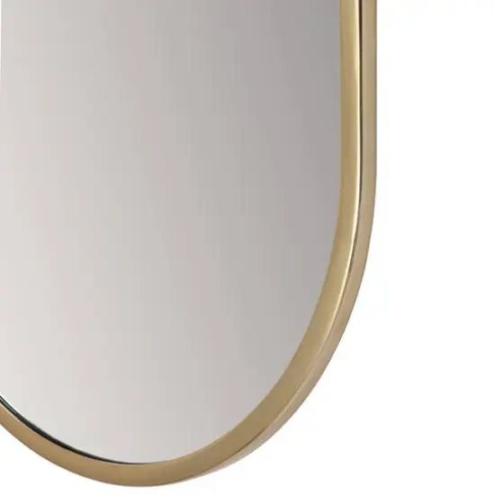 Habitat Penelope 60" Golden Oval Linear Wall Mirror {6}