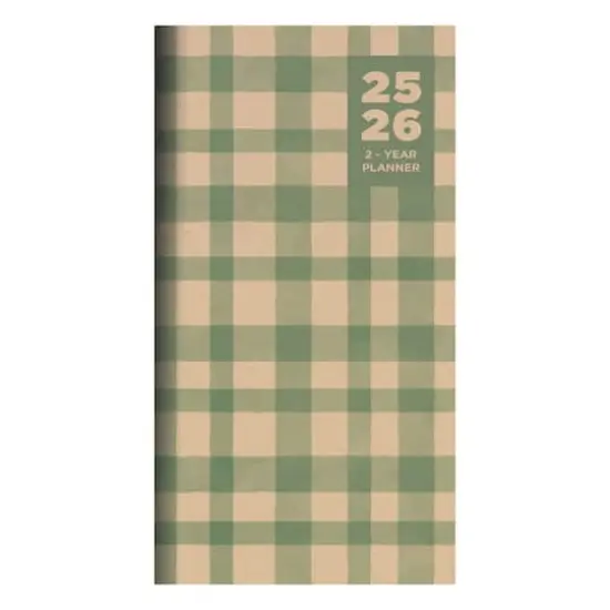 TF Publishing 2025-2026 Small Farmhouse Gingham Monthly Pocket Planner {1}