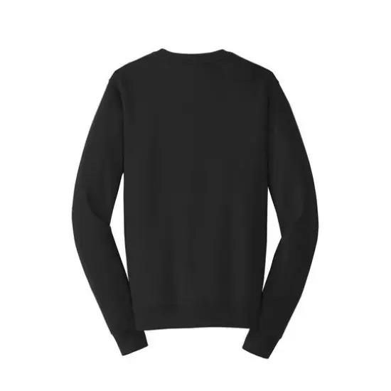 Port & Company&reg; Fan Favorite&trade; Fleece Crewneck Sweatshirt Jet Black {5}