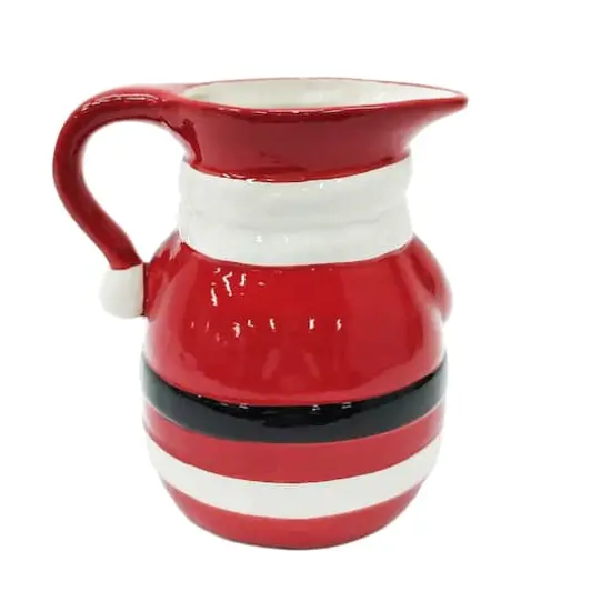 50.75oz. Santa with Glasses Ceramic Pitcher by Ashland® {3}