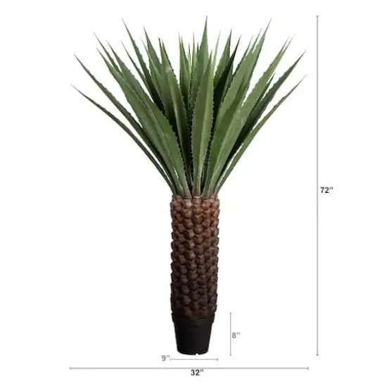 6ft. Potted UV Resistant Giant Agave Plant {5}