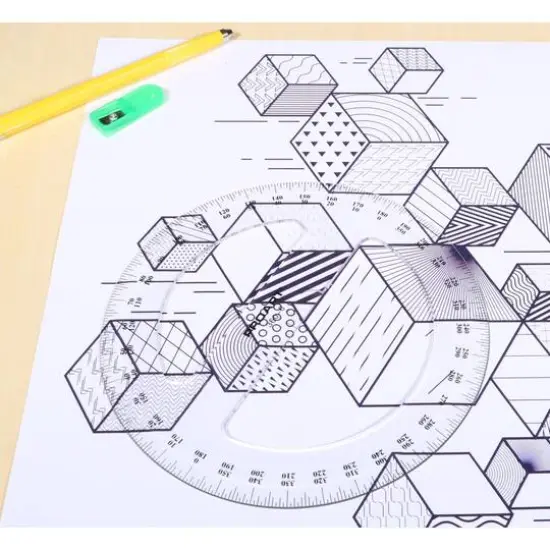 Pro Art&reg; 6" 360 Degree Protractor {5}
