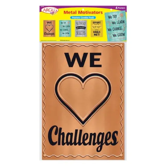 ARGUS&reg; Metal Motivators Poster Set {4}