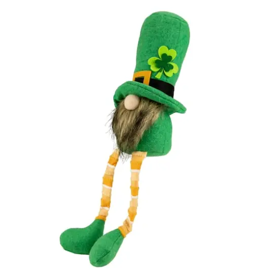 17" St. Patrick's Day Leprechaun Gnome with Dangly Legs {5}