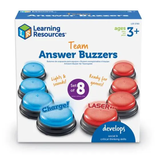 Learning Resources Team Answer Buzzers {5}