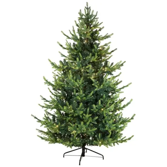 9ft. Pre-Lit Real Touch&trade; Elite Glenmora Pine IPT Artificial Christmas Tree, Dual Color LED Lights {1}