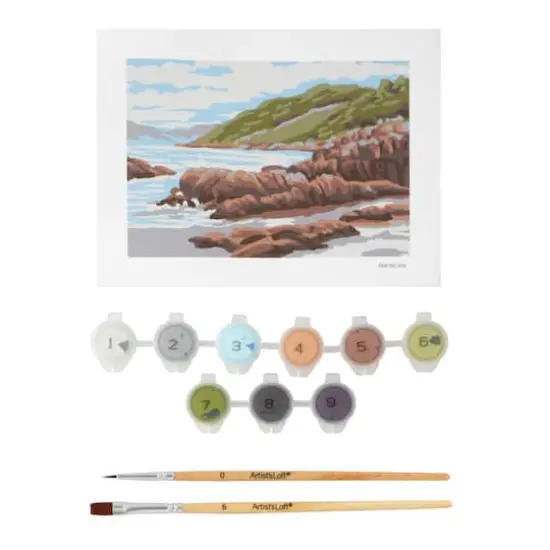 Beach Paint-by-Number Framed Mini Kit by Artist's Loft&reg; {4}