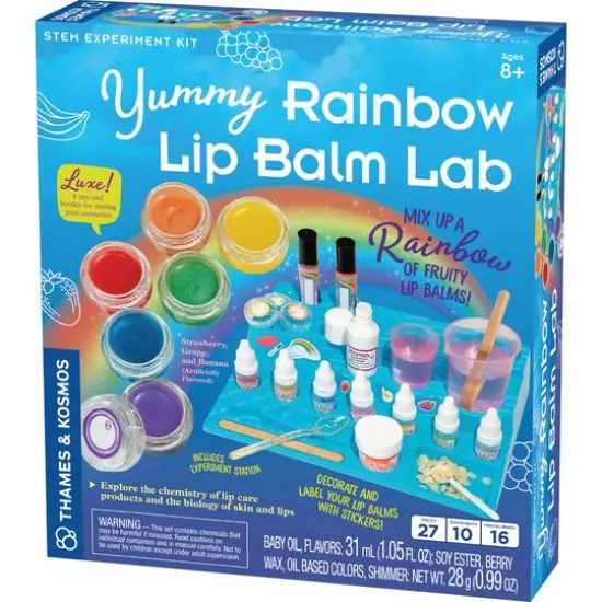 Thames & Kosmos Yummy Rainbow Lip Balm Lab {1}