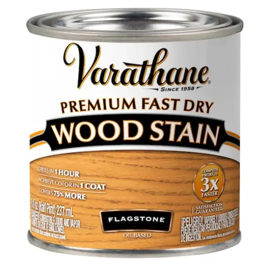 Varathane&reg; 8oz. Premium Fast Dry Wood Stain Flagstone {1}
