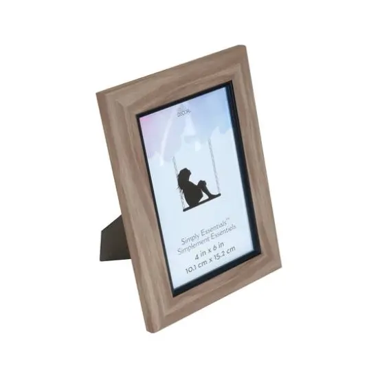 Simply Essentials&trade; 4" x 6" Brown with Black Edge Frame by Studio D&eacute;cor&reg; {7}