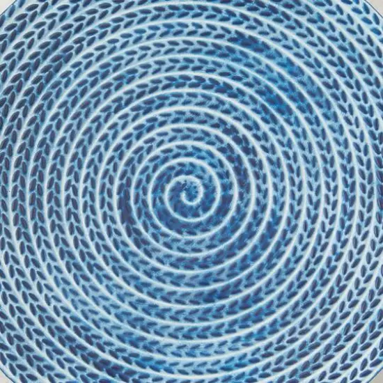 Blue Wood Coastal Abstract Art Wall Decor, Set of 4 16" x 16" {6}