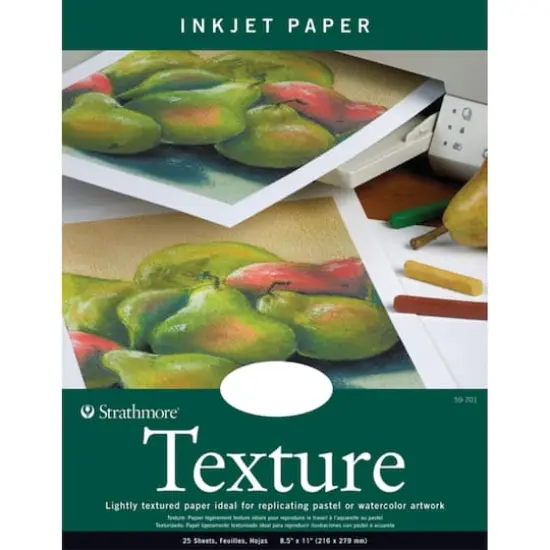 Strathmore&reg; Texture Artist Inkjet Paper, 8.5" x 11" {1}
