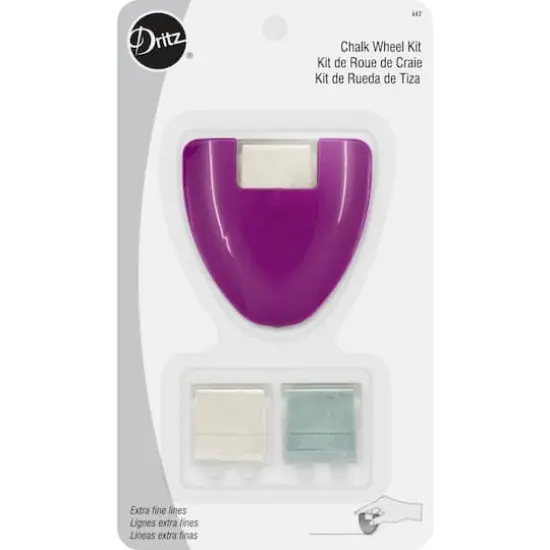 Dritz&reg; Extra Fine Lines Chalk Wheel Kit {1}