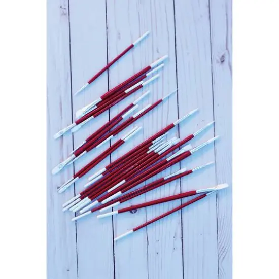 Hello, Artist! Long Handle White Taklon Flats & Rounds 12 Piece Brush Set {11}