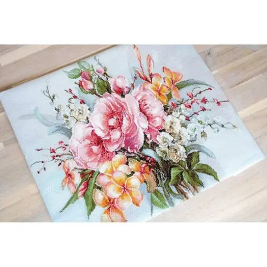 Luca-s Flower Bouquet Counted Cross Stitch Kit {6}