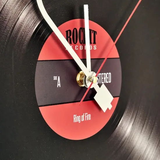 American Art Decor Framed Vinyl Wall Clock {6}