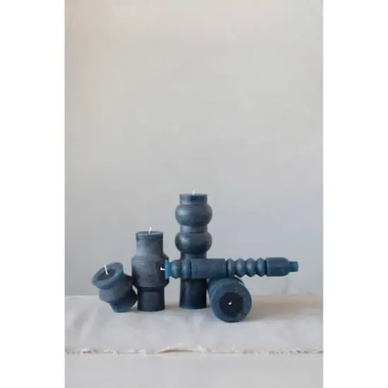 Hello Honey&reg; 3" x 6" Marine Unscented Totem Pillar Candle {3}