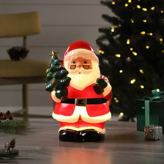 Mr. Christmas24" Lit Santa Blow Mold {3}