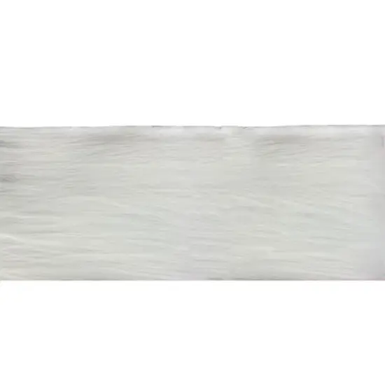 4" Faux Fur Trim by Celebrate It&reg; White {1}