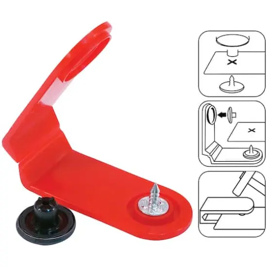 SINGER&reg; No Sew Jean Buttons Kit with Tool, 8 Sets {4}