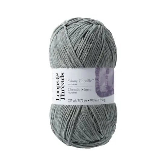 Skinny Chenille&trade; Yarn by Loops & Threads&reg; Seal {1}