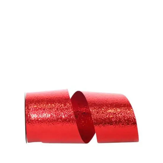 JAM Paper 2.5" x 25yd. Metallic Cracked Ice Ribbon Silver {2}