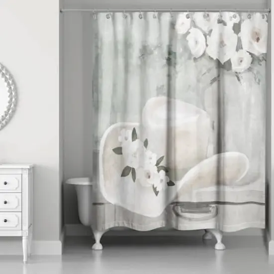 Cowgirl Hat Still Life 71" x 74" Shower Curtain {1}