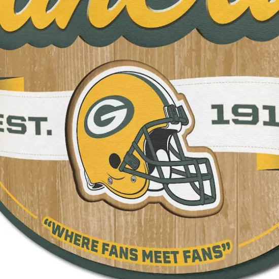 NFL Fan Cave Sign Green Bay Packers {5}