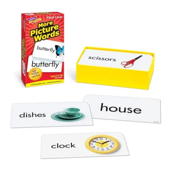 Trend Enterprises&reg; More Picture Words Skill Drill Flash Cards {4}