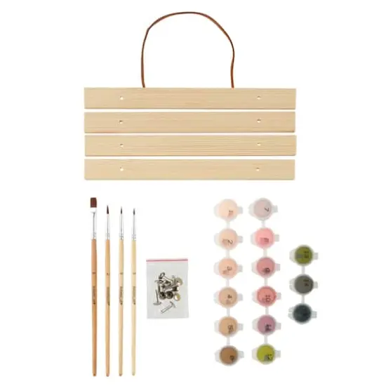 8" x 10" Beach Sunset Paint-by-Number Kit with Wood Display Hanger by Artist's Loft&reg; {3}