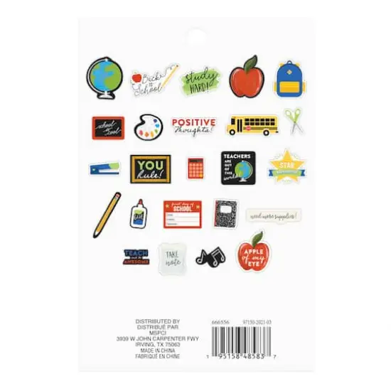 School Die Cut Stickers by Recollections&trade; {5}