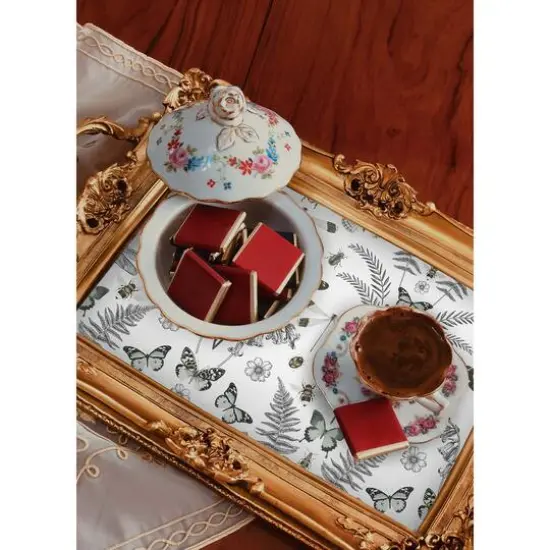 RoomMates Hidden Treasures Peel & Stick Wallpaper White {7}