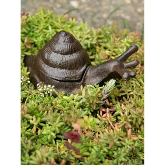 6" Garden Snail Secret Key Holder {8}