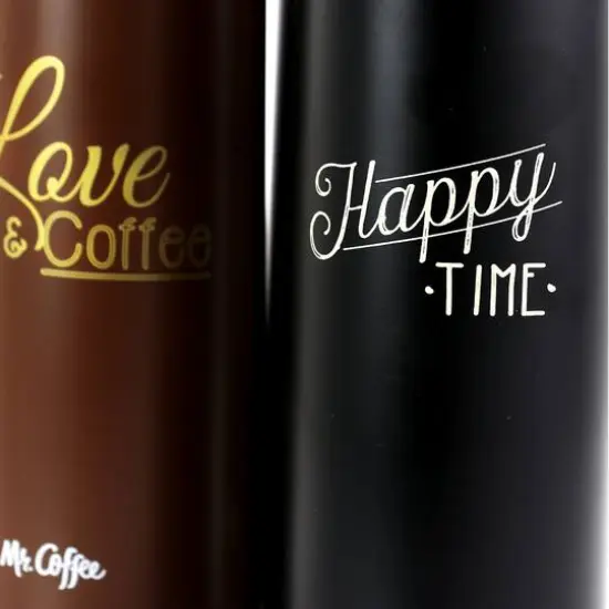 Mr. Coffee Luster Javelin 16oz. Stainless Steel Thermal Travel Bottle Set {6}