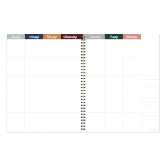 TF Publishing Large Spotted Dot Boho Undated Spiral Planner {3}