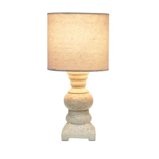 Lalia Home 12.5" Beige Mini Table Lamp {4}
