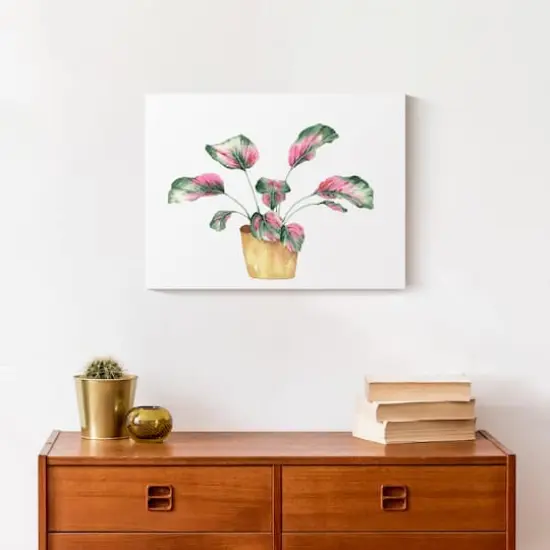 Coastal Beach Plant 16" x 12" Canvas Wall Art {5}