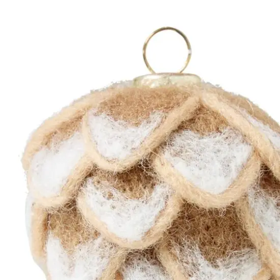 Christmas Frosted Pinecone Ornament Felting Kit by Loops & Threads&reg; {9}