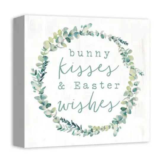Bunny Kisses and Easter Wishes Canvas Art {3}