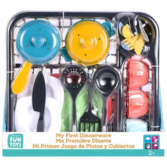 Nothing But Fun Toys My First Dinnerware Playset {7}
