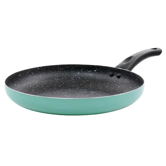 Oster Luneta 11.5" Teal Aluminum Nonstick Frying Pan {1}