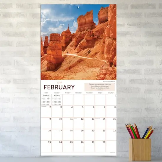 TF Publishing 2025 Paths to God Wall Calendar {4}