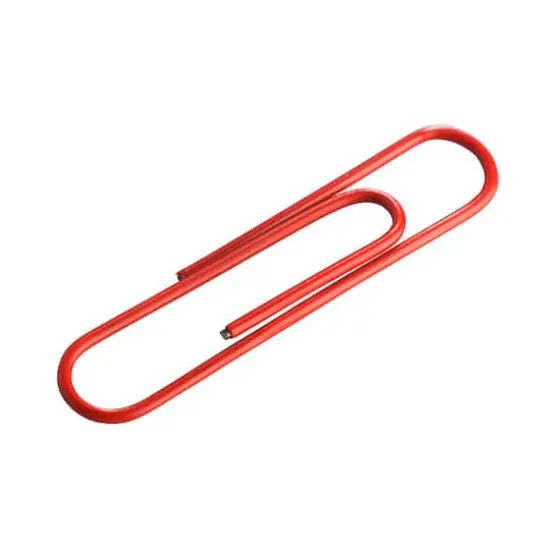 JAM Paper Jumbo Paper Clips Red {5}
