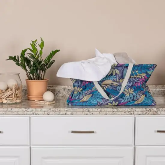 Household Essentials Krush&reg; Floral Canvas Utility Tote {3}