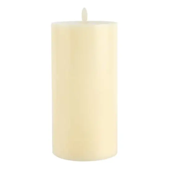4" x 8" Oscillating Flame LED Pillar Candle by Ashland&reg; Ivory {1}