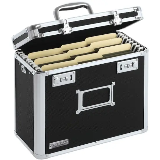 Vaultz Black Personal File Tote {4}