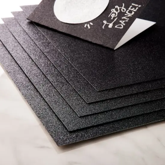 Glitter 12" x 12" Cardstock Paper Pack by Recollections™, 24 Sheets Black {4}