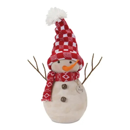 Snowman D&eacute;cor with Hat & Scarf Set, 12.25" & 15.25" {4}